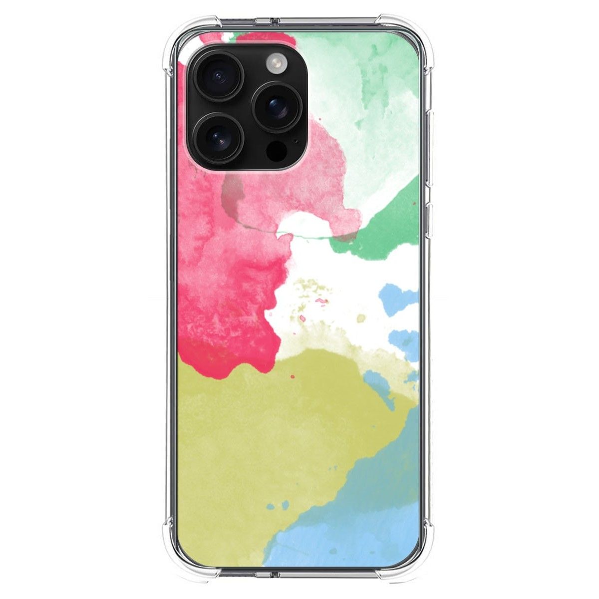 Funda Silicona Antigolpes para Iphone 16 Pro Max (6.9) diseño Acuarela 02 Dibujos