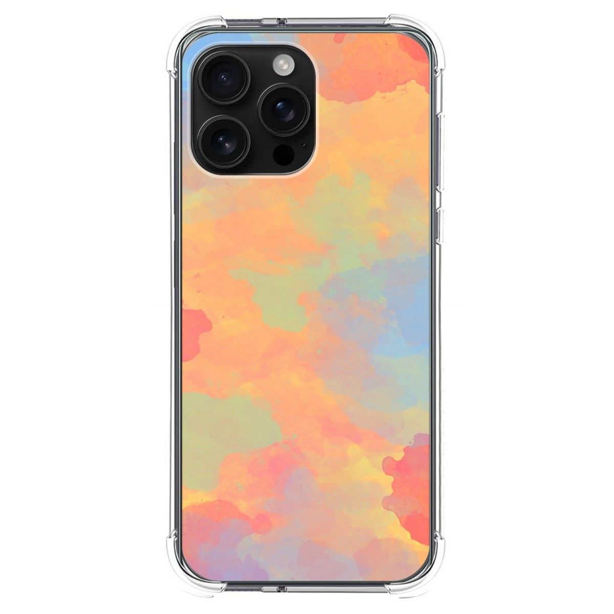 Funda Silicona Antigolpes para Iphone 16 Pro Max (6.9) diseño Acuarela 08 Dibujos