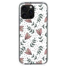 Funda Silicona Antigolpes para Iphone 16 Pro Max (6.9) diseño Flores 01 Dibujos