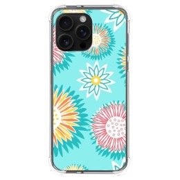 Funda Silicona Antigolpes para Iphone 16 Pro Max (6.9) diseño Flores 05 Dibujos