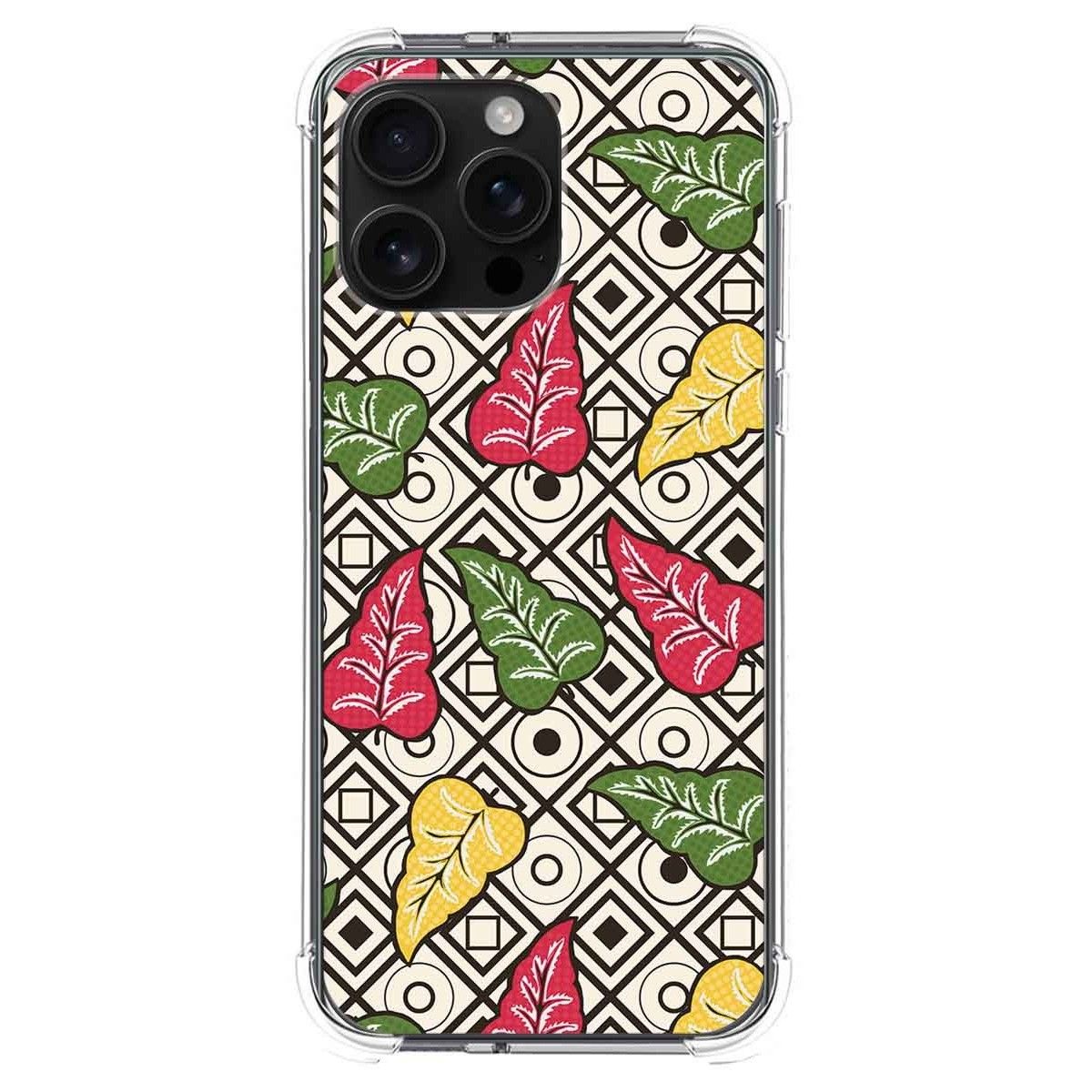 Funda Silicona Antigolpes para Iphone 16 Pro Max (6.9) diseño Flores 11 Dibujos