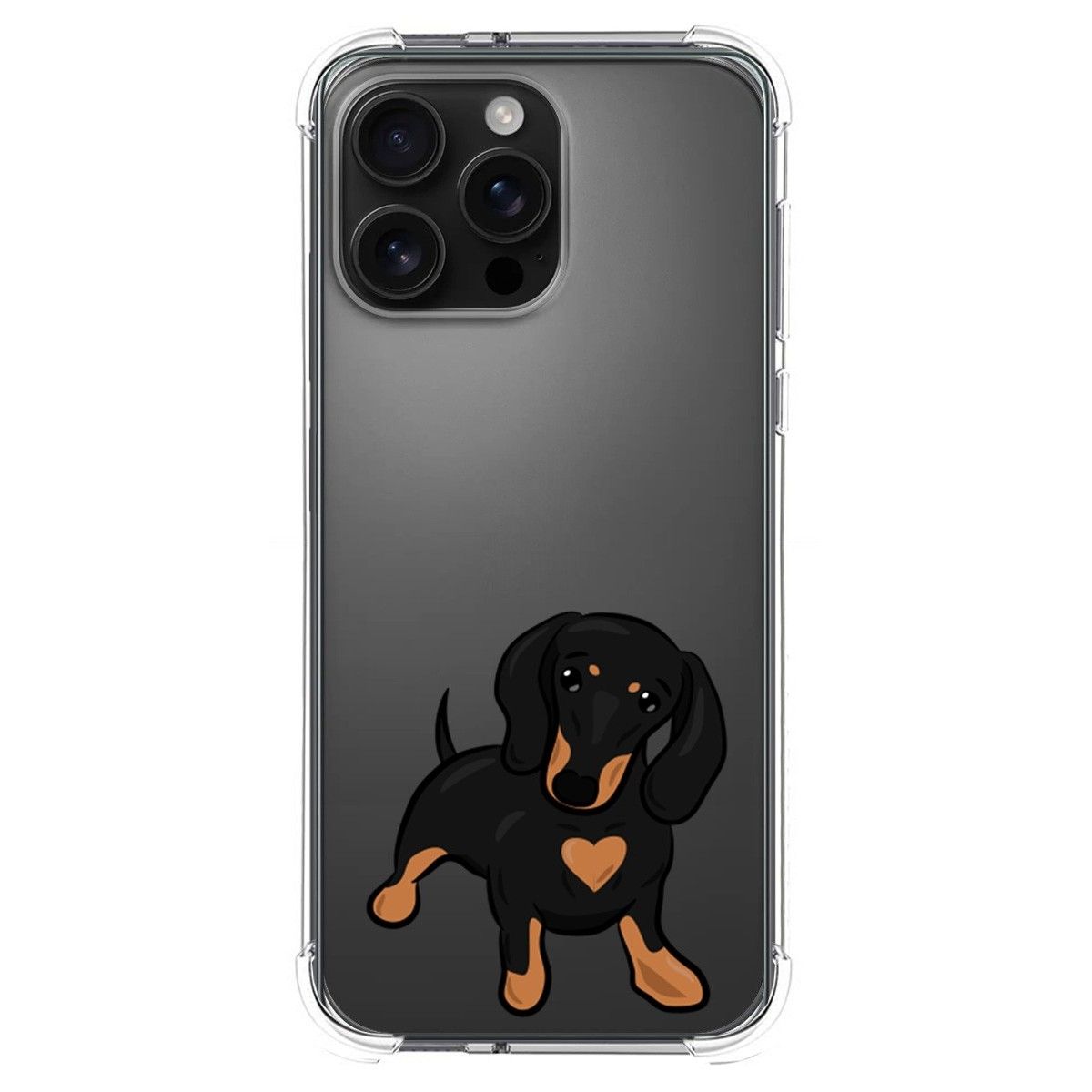 Funda Silicona Antigolpes para Iphone 16 Pro Max (6.9) diseño Perros 04 Dibujos