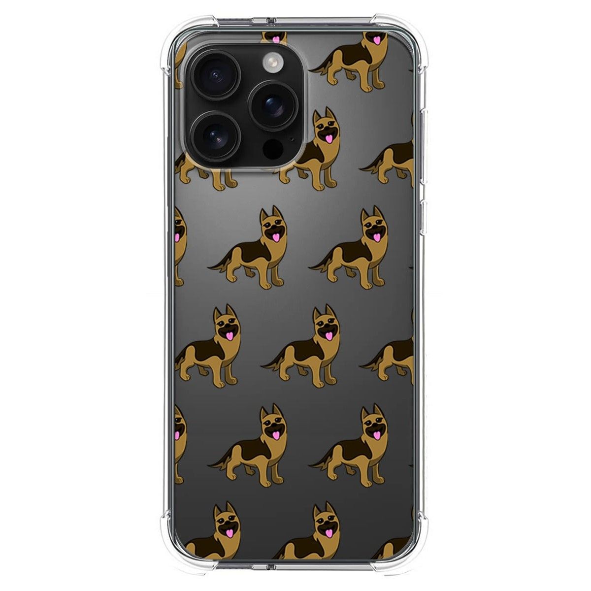 Funda Silicona Antigolpes para Iphone 16 Pro Max (6.9) diseño Perros 09 Dibujos