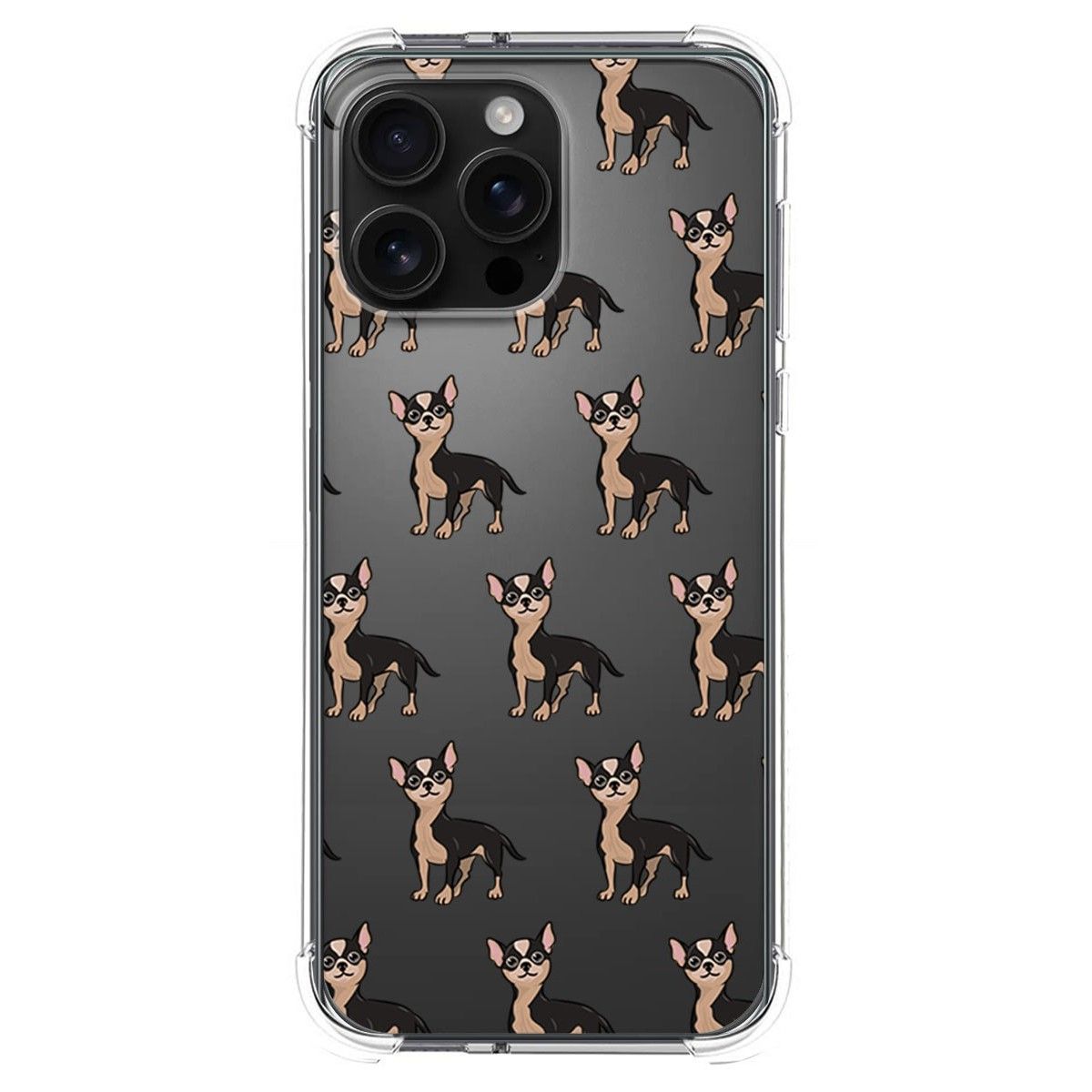 Funda Silicona Antigolpes para Iphone 16 Pro Max (6.9) diseño Perros 11 Dibujos