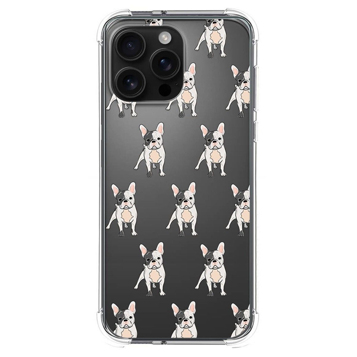 Funda Silicona Antigolpes para Iphone 16 Pro Max (6.9) diseño Perros 12 Dibujos