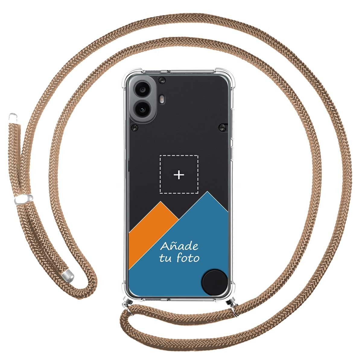 Personaliza tu Funda Colgante Transparente para Nothing CMF Phone 1 con Cordon Camel Dibujo Personalizada