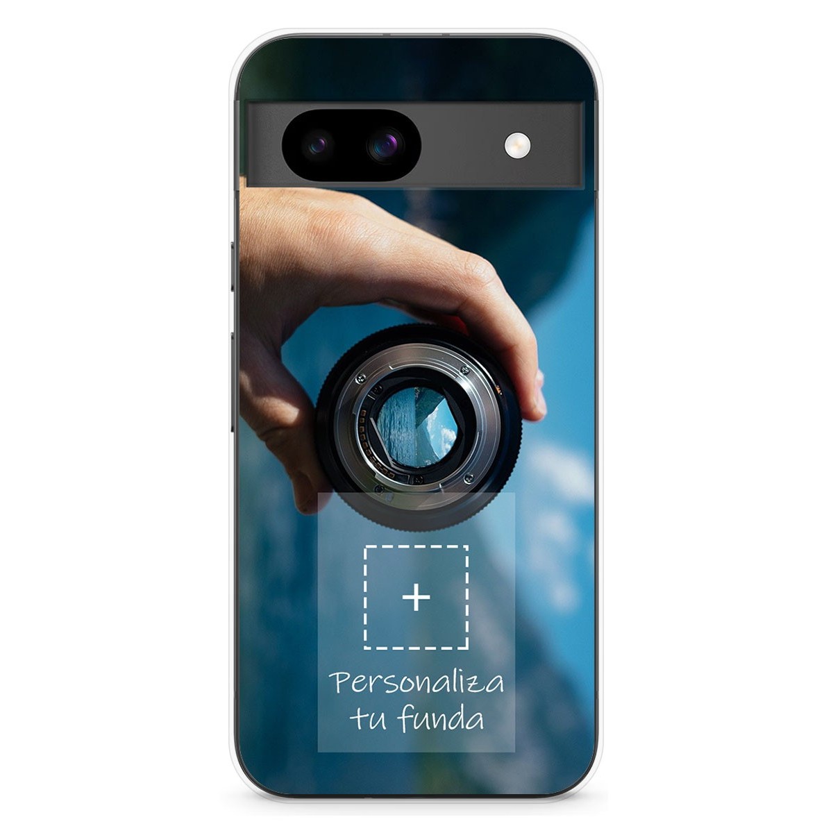 Personaliza tu Funda Silicona Gel Tpu Transparente con tu Fotografia para Google Pixel 8a 5G Dibujo Personalizada