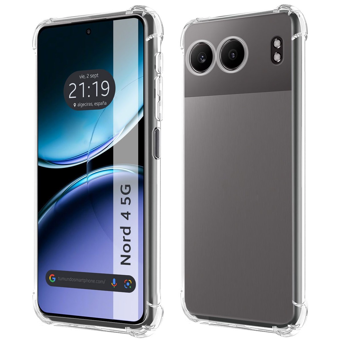 Funda Silicona Antigolpes Transparente para Oneplus Nord 4 5G