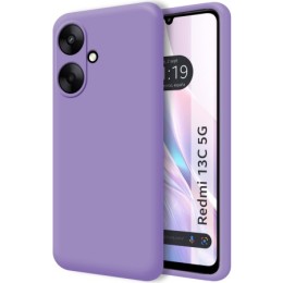 Funda Silicona Líquida Ultra Suave para Xiaomi Redmi 13C 5G color Morado