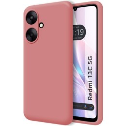 Funda Silicona Líquida Ultra Suave para Xiaomi Redmi 13C 5G color Rosa