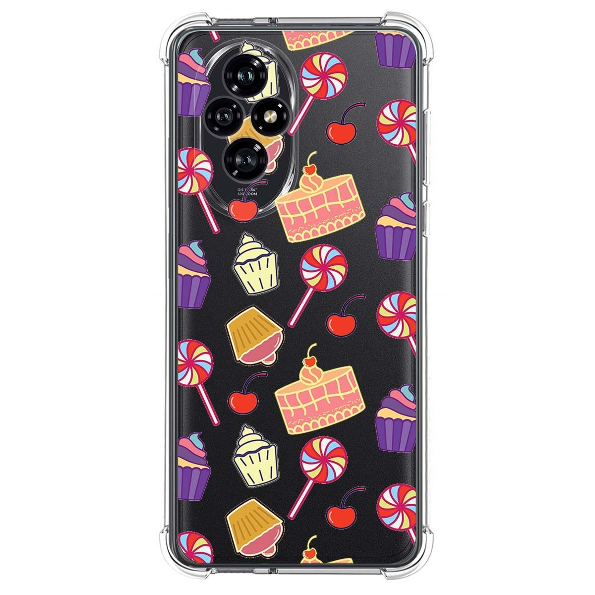 Funda Silicona Antigolpes para Huawei Honor 200 5G diseño Dulces 01 Dibujos