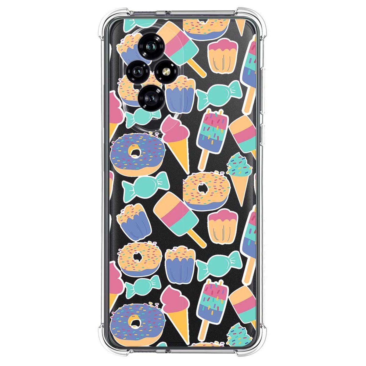 Funda Silicona Antigolpes para Huawei Honor 200 5G diseño Dulces 02 Dibujos