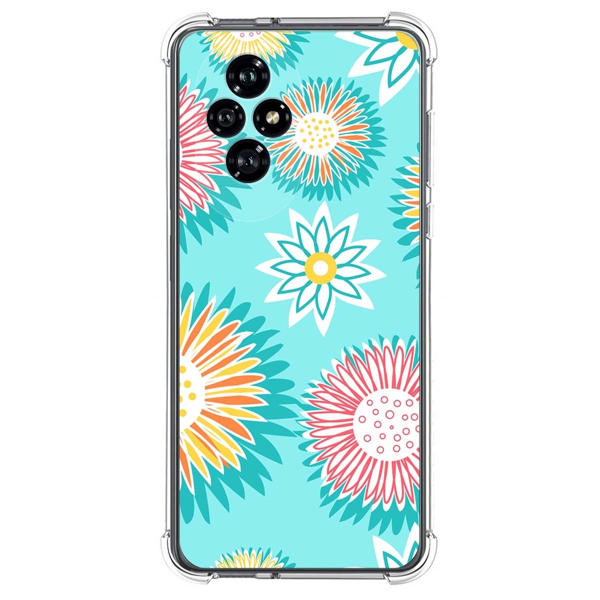 Funda Silicona Antigolpes para Huawei Honor 200 5G diseño Flores 05 Dibujos