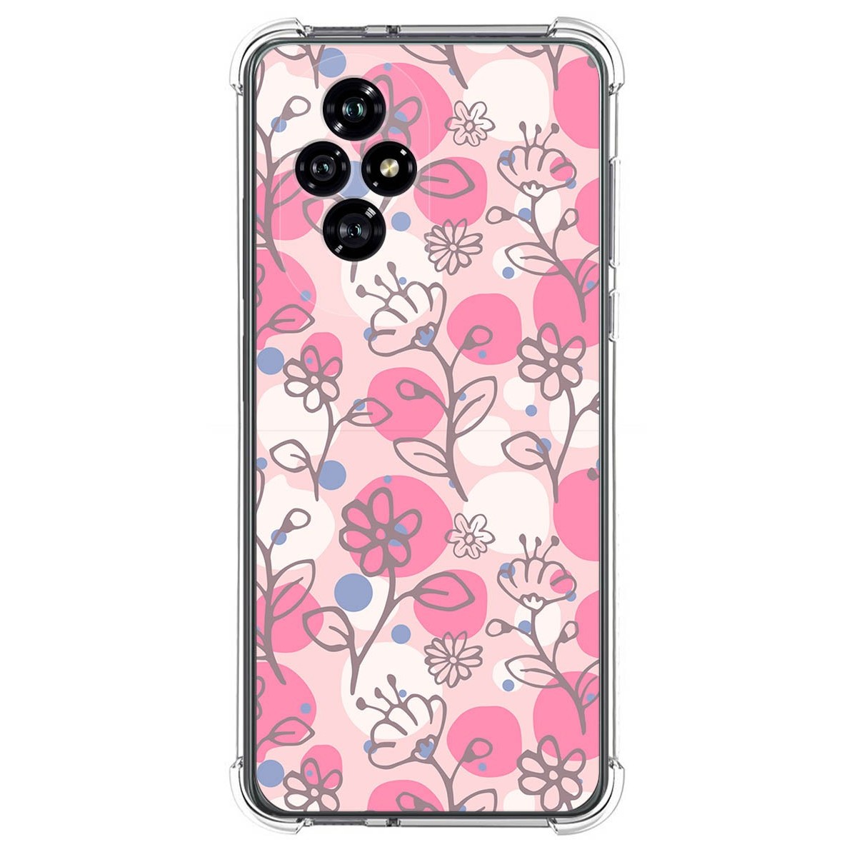 Funda Silicona Antigolpes para Huawei Honor 200 5G diseño Flores 07 Dibujos