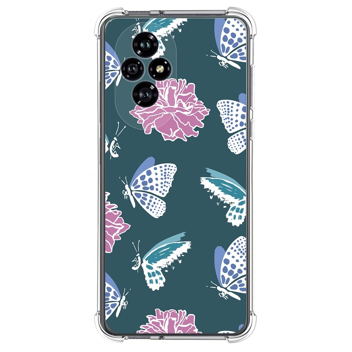 Funda Silicona Antigolpes para Huawei Honor 200 5G diseño Flores 10 Dibujos