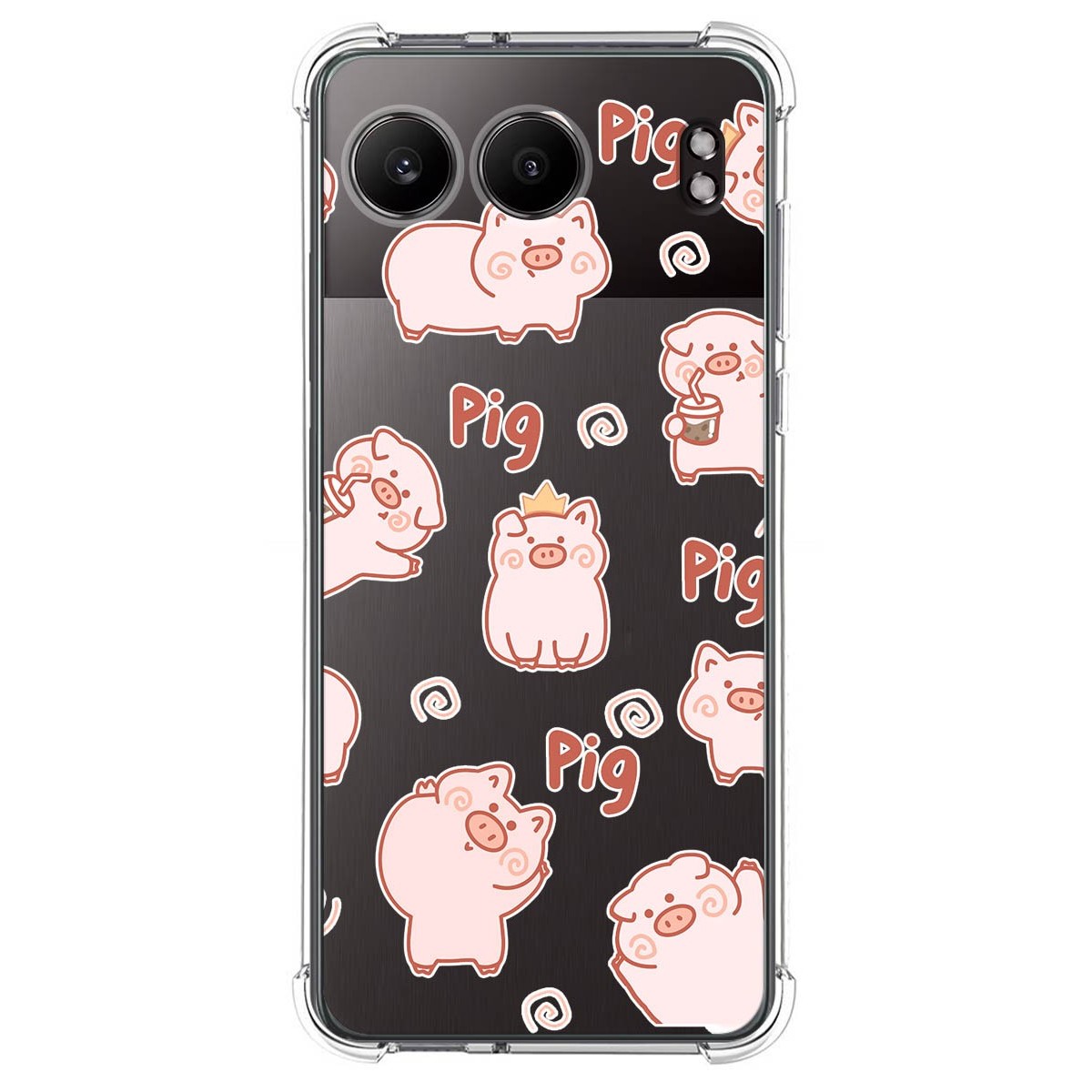 Funda Silicona Antigolpes para Oneplus Nord 4 5G diseño Cerdos Dibujos