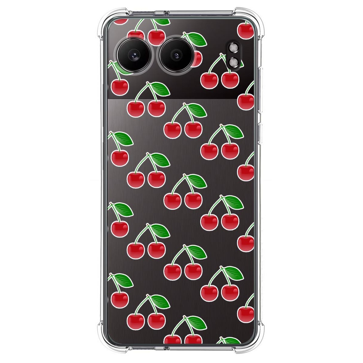 Funda Silicona Antigolpes para Oneplus Nord 4 5G diseño Cerezas Dibujos