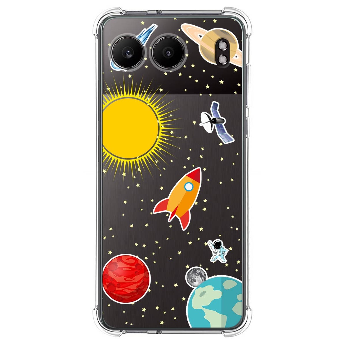 Funda Silicona Antigolpes para Oneplus Nord 4 5G diseño Espacio Dibujos