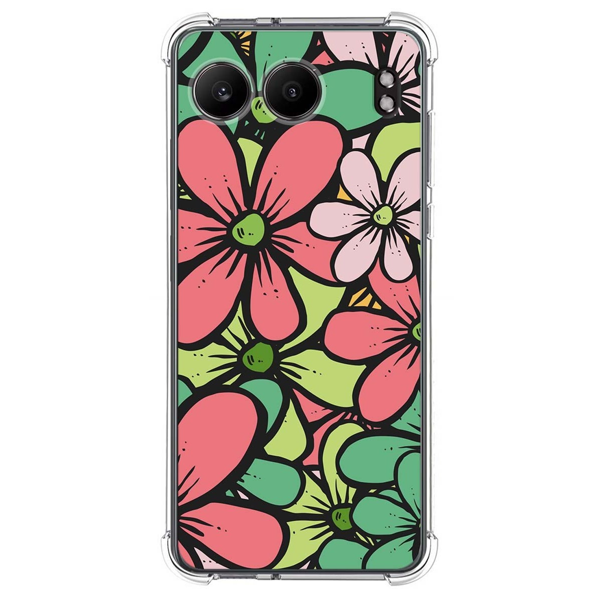 Funda Silicona Antigolpes para Oneplus Nord 4 5G diseño Flores 02 Dibujos