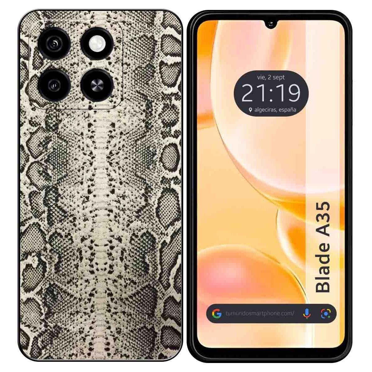 Funda Silicona para Zte Blade A35 / A55 diseño Animal 01 Dibujos