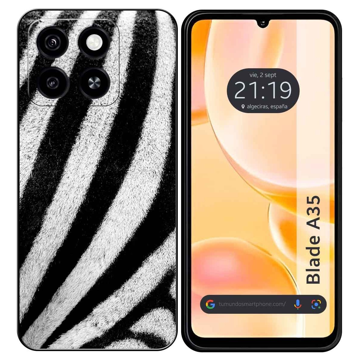 Funda Silicona para Zte Blade A35 / A55 diseño Animal 02 Dibujos