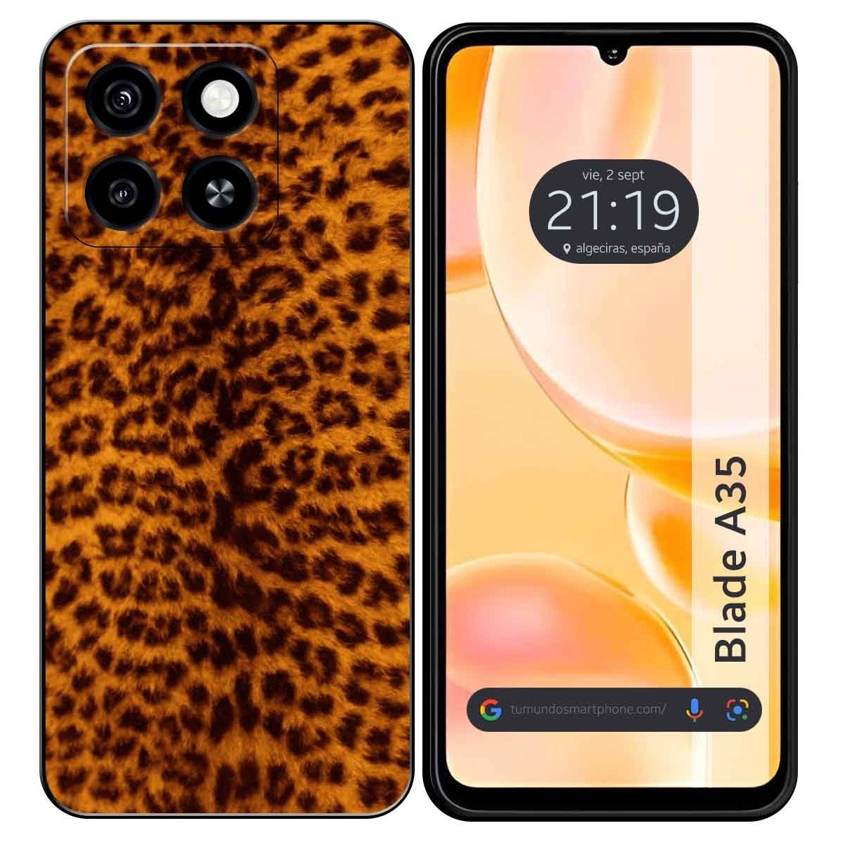 Funda Silicona para Zte Blade A35 / A55 diseño Animal 03 Dibujos