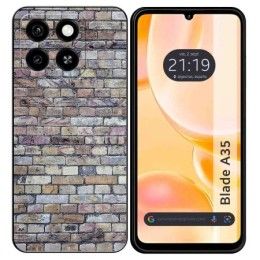 Funda Silicona para Zte Blade A35 / A55 diseño Ladrillo 02 Dibujos