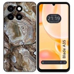 Funda Silicona para Zte Blade A35 / A55 diseño Mármol 14 Dibujos