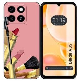 Funda Silicona para Zte Blade A35 / A55 diseño Brochas Dibujos