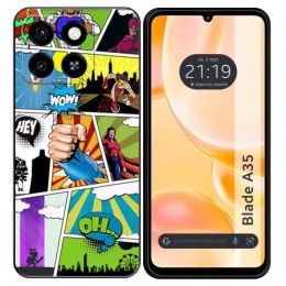 Funda Silicona para Zte Blade A35 / A55 diseño Comic Dibujos