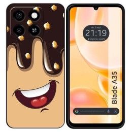 Funda Silicona para Zte Blade A35 / A55 diseño Helado Chocolate Dibujos