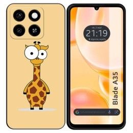 Funda Silicona para Zte Blade A35 / A55 diseño Jirafa Dibujos