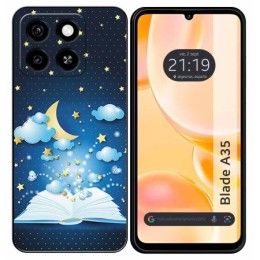 Funda Silicona para Zte Blade A35 / A55 diseño Libro Cuentos Dibujos