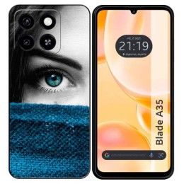 Funda Silicona para Zte Blade A35 / A55 diseño Ojo Dibujos