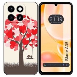 Funda Silicona para Zte Blade A35 / A55 diseño Pajaritos Dibujos