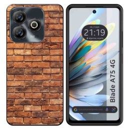 Funda Silicona para Zte Blade A75 4G diseño Ladrillo 04 Dibujos