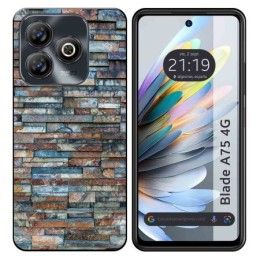 Funda Silicona para Zte Blade A75 4G diseño Ladrillo 05 Dibujos