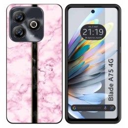 Funda Silicona para Zte Blade A75 4G diseño Mármol 04 Dibujos