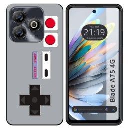 Funda Silicona para Zte Blade A75 4G diseño Consola Dibujos