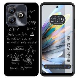 Funda Silicona para Zte Blade A75 4G diseño Formulas Dibujos