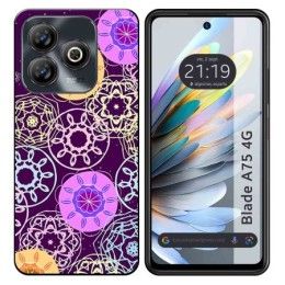 Funda Silicona para Zte Blade A75 4G diseño Radial Dibujos