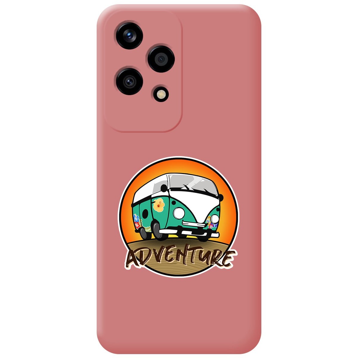 Funda Silicona Líquida Rosa para Huawei Honor 200 Lite 5G diseño Adventure Dibujos