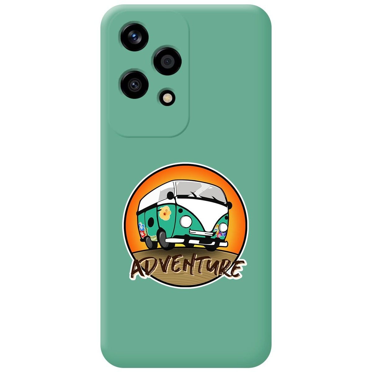 Funda Silicona Líquida Verde para Huawei Honor 200 Lite 5G diseño Adventure Dibujos