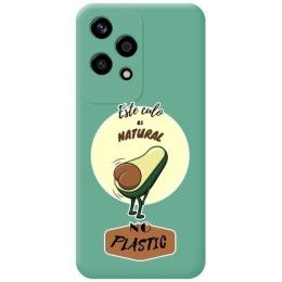 Funda Silicona Líquida Verde para Huawei Honor 200 Lite 5G diseño Culo Natural Dibujos