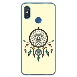 Funda Gel Tpu para Xiaomi Mi 8 Diseño Atrapasueños Dibujos