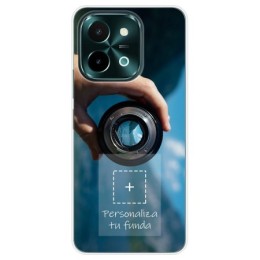 Personaliza tu Funda Silicona Gel Tpu Transparente con tu Fotografia para Vivo Y28 4G Dibujo Personalizada