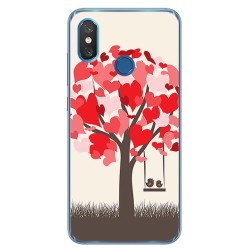 Funda Gel Tpu para Xiaomi Mi 8 Diseño Pajaritos Dibujos