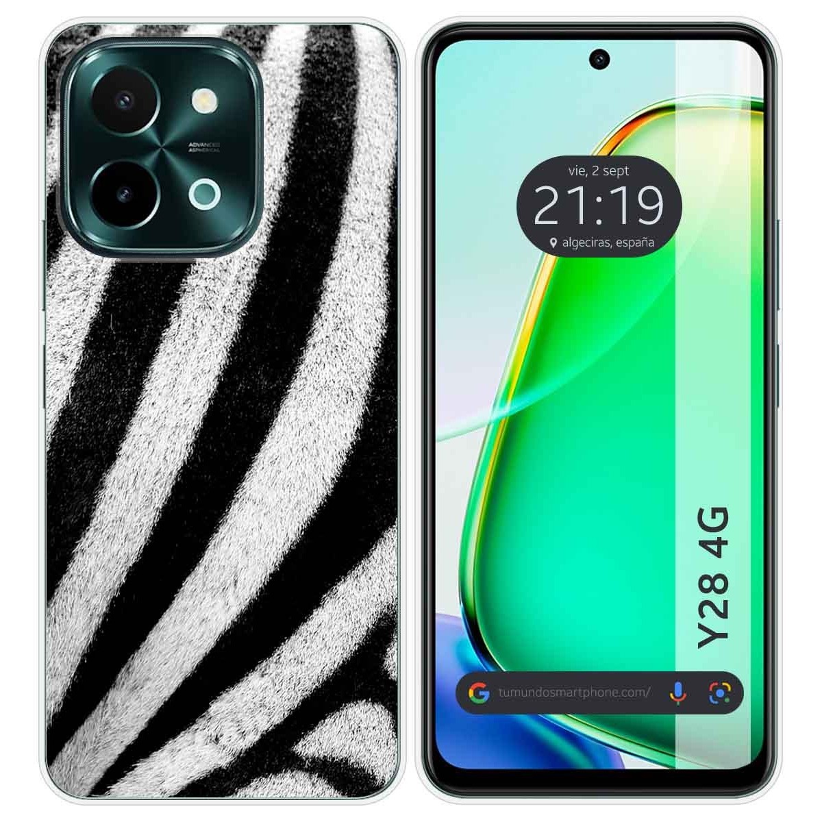 Funda Silicona para Vivo Y28 4G diseño Animal 02 Dibujos