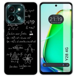 Funda Silicona para Vivo Y28 4G diseño Formulas Dibujos