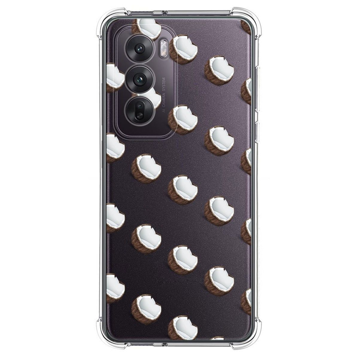 Funda Silicona Antigolpes para Oppo Reno 12 5G diseño Cocos Dibujos